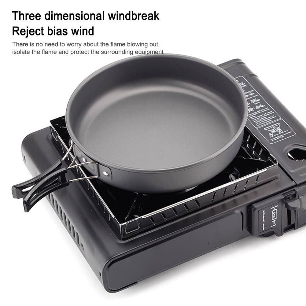 Camping Stove Windscreen Detac - Camping Cooking Wind Blocker recension och pris