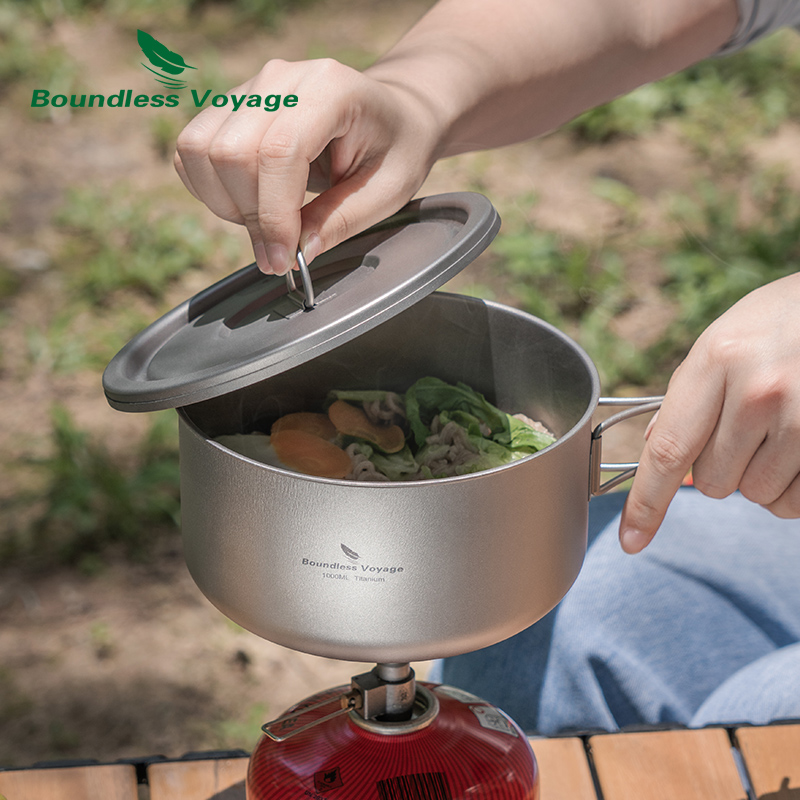 Boundless Voyage Titanium Camp - Camping Cooking Tin recension och pris