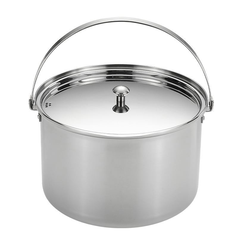 CAMPINGMOON CC-24 stainless st - Camping Cooking Pot Large recension och pris