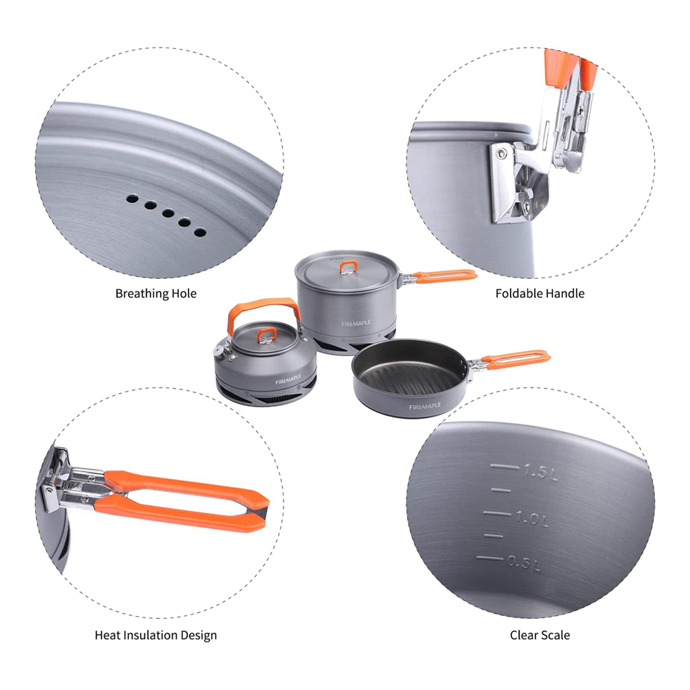 Fire Maple Camping Cookware Ut - Camping Cooking Meals recension och pris