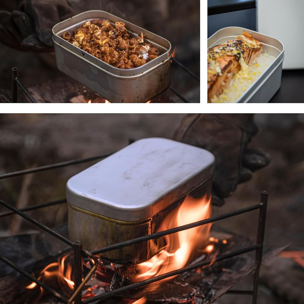 Foldable Bento Box Handle, Lun - Camping Cooking Tin recension och pris