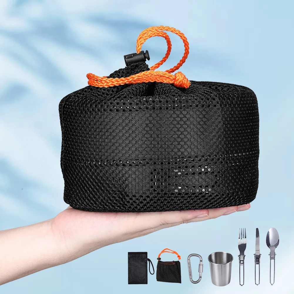 Camping Cookware Kit Kettle Po - Camping Cooking Pot recension och pris