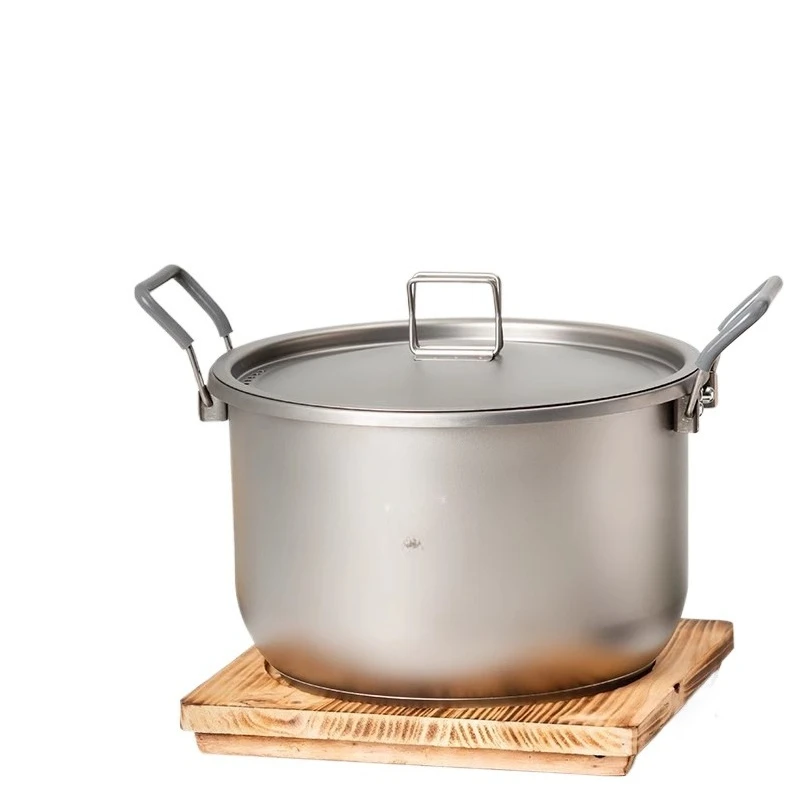 6L Titanium Pot with Lid Durab - Camping Cooking Pot Large recension och pris
