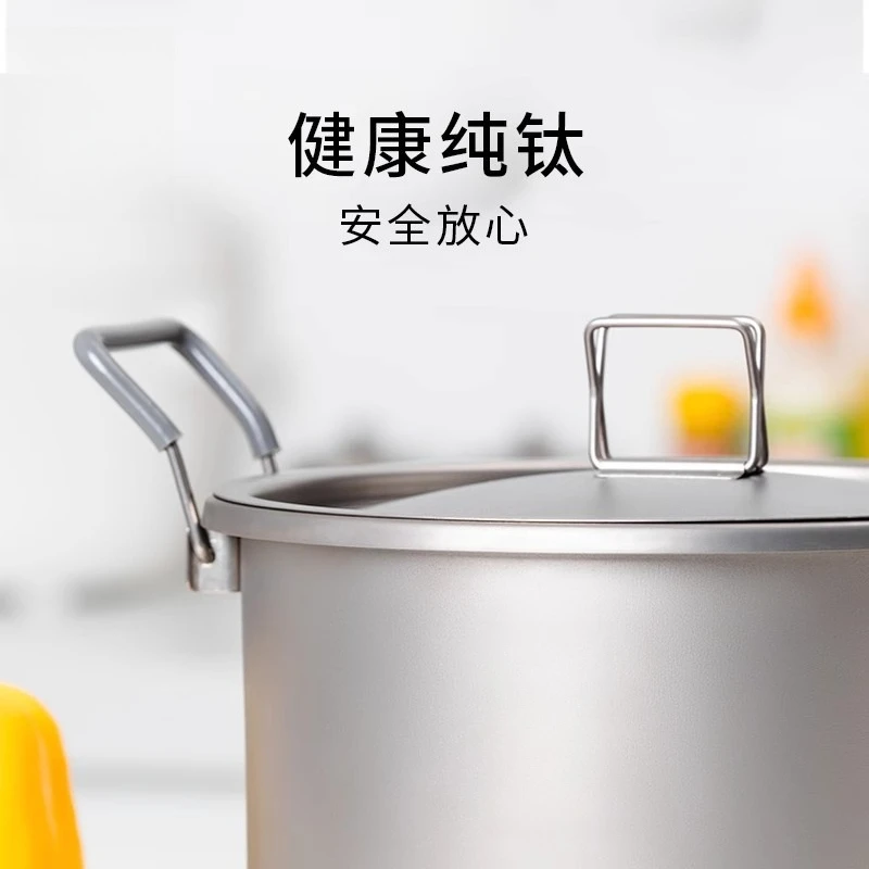 6L Titanium Pot with Lid Durab - Camping Cooking Pot Large recension och pris