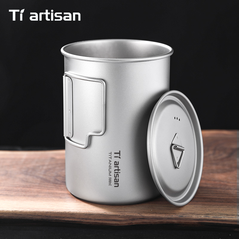 Tiartisan 750ml/ 900ml Titaniu - Camping Cooking Pot Large recension och pris