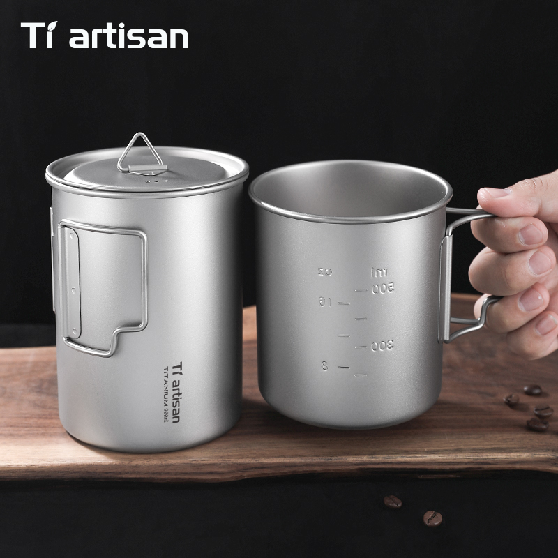 Tiartisan 750ml/ 900ml Titaniu - Camping Cooking Pot Large recension och pris