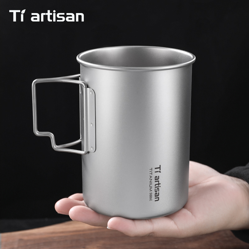 Tiartisan 750ml/ 900ml Titaniu - Camping Cooking Pot Large recension och pris
