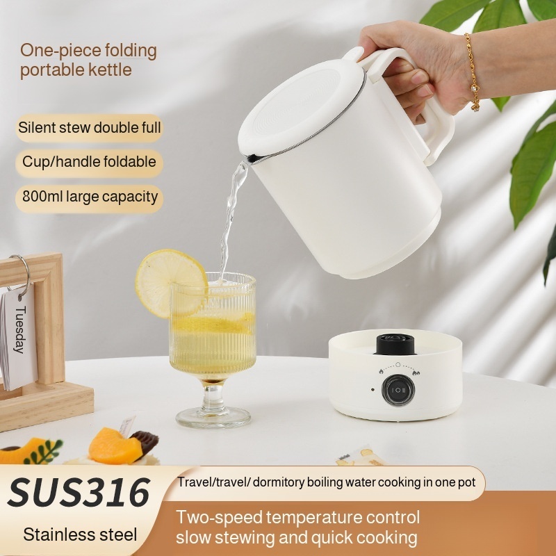 Folding Travel Kettle Portable - Camping Cooking Equipment Electric recension och pris